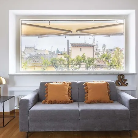 Romac - Condotti Penthouse In The Spanish Steps Area Lejlighed
