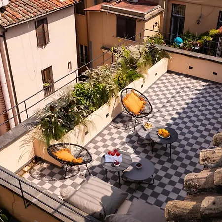Romac - Condotti Penthouse In The Spanish Steps Area Lejlighed